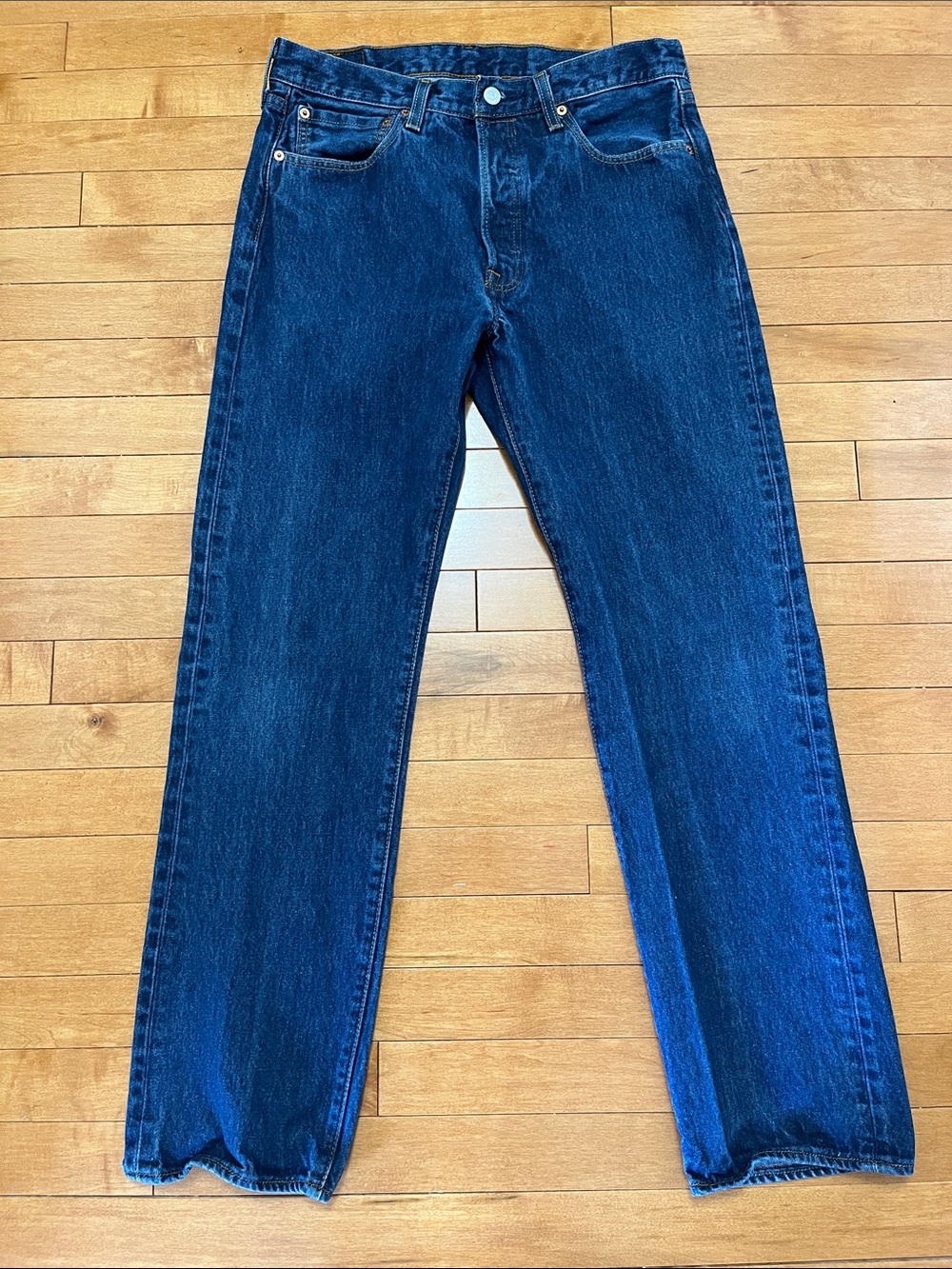 Classic Women’s Dark Blue Straight-Leg Jeans